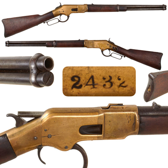 Original U.S. Winchester Model 1866 "Yellow Boy" .44RF Saddle Ring Repeating Carbine Serial 2432? - Made in 1869 Original Items