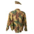 Original French First Indochina War Era TAP 47/56 Lizard Camouflage Parachute Smock with Beret - Service-Worn - Both Dated 1956 Original Items