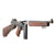 Original U.S. WWII Thompson M1A1 Display Submachine Gun Serial NO. 126104 with Magazine - Original WWII Parts Original Items
