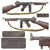 Original U.S. WWII Thompson M1A1 Display Submachine Gun Serial NO. 854030 with Original Kerr Sling and Magazine - Original WWII Parts Original Items