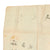 Original Japanese WWII Hand Painted Silk Good Luck Flag with Signatures & Page of Translations - 27½ x 40” Original Items