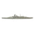Original U.S. WWII Navy Large Scale German Ship Identification Models of Prinz Eugen & Admiral Scheef Model Ships by Comet Metal Products Co. - Two Total