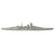 Original U.S. WWII Navy Large Scale German Ship Identification Models of Prinz Eugen & Admiral Scheef Model Ships by Comet Metal Products Co. - Two Total