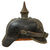 Original Imperial German WWI Prussian EM/NCO Infantry M1915 Pickelhaube Spiked Helmet Dated 1915 - Size 56 Original Items