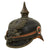Original Imperial German WWI Prussian EM/NCO Infantry M1915 Pickelhaube Spiked Helmet Dated 1915 - Size 56 Original Items
