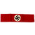 Original German Early WWII SA Multi-piece Wool and Rayon Overcoat Armband with RZM Tag - RZM A4/23 Original Items