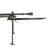 Original WWII Imperial Japanese Type 99 Display Light Machine Gun with Original Magazine, Live Barrel, Bayonet & Internal Components - Serial 1768 Original Items