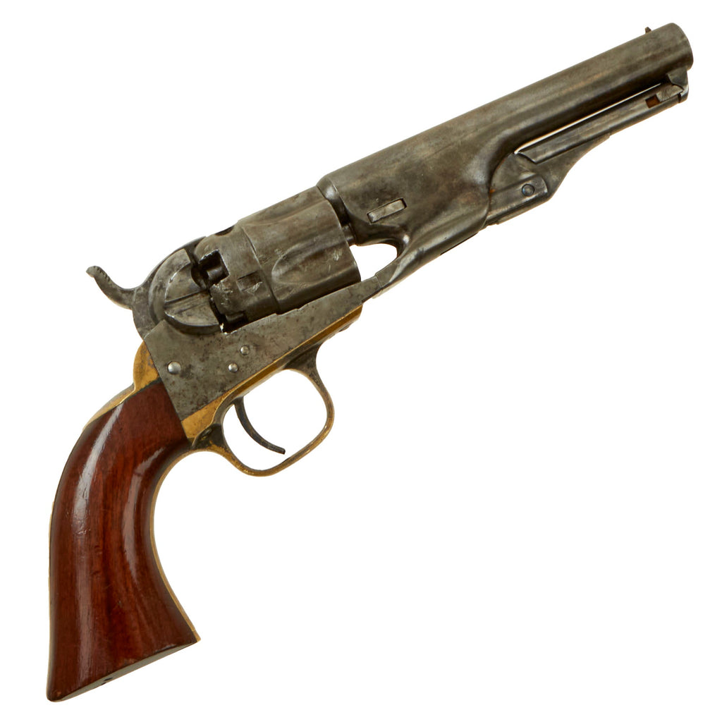 Original U.S. Civil War Colt M-1862 Police Pocket .36cal Percussion Revolver with 4 ½" Barrel made in 1863 - Matching Serial 16714 Original Items