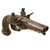 Original Early 19th Century French Double Barrel 26 Bore Flintlock Pistol by Barbey of Paris - circa 1810 Original Items
