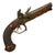 Original Early 19th Century French Double Barrel 26 Bore Flintlock Pistol by Barbey of Paris - circa 1810 Original Items