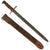 Original U.S. WWI M1905 Springfield 16 inch Rifle Bayonet by R.I.A. with Updated 1st Pattern 1907-Dated M1906 Scabbard by R.I.A. - Dated 1911 Original Items
