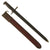 Original U.S. WWI M1905 Springfield 16 inch Rifle Bayonet by Springfield Armory with Updated 1st Pattern 1907-Dated M1906 Scabbard by R.I.A. - Dated 1906 Original Items