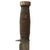 Original U.S. WWII Case 337-6”Q Fighting Knife in Inscribed Leather Sheath - Quartermaster “Q” Knife Original Items
