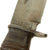 Original U.S. WWII Case 337-6”Q Fighting Knife in Inscribed Leather Sheath - Quartermaster “Q” Knife Original Items