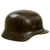 Original German WWII Extra Large Army Heer M40 Single Decal Steel Helmet with 1939 Dated 60cm Liner - Stamped Q68 Original Items