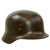 Original German WWII Extra Large Army Heer M40 Single Decal Steel Helmet with 1939 Dated 60cm Liner - Stamped Q68 Original Items