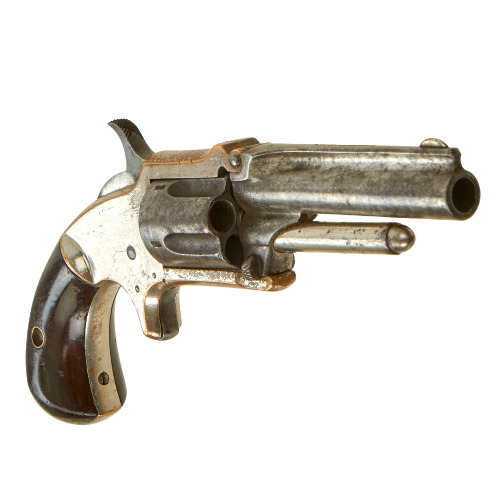 Original U.S. J.M. Marlin No. 32 Standard 1875 2nd Variation .32 Rimfire Revolver - Matching Serial 4460 Original Items