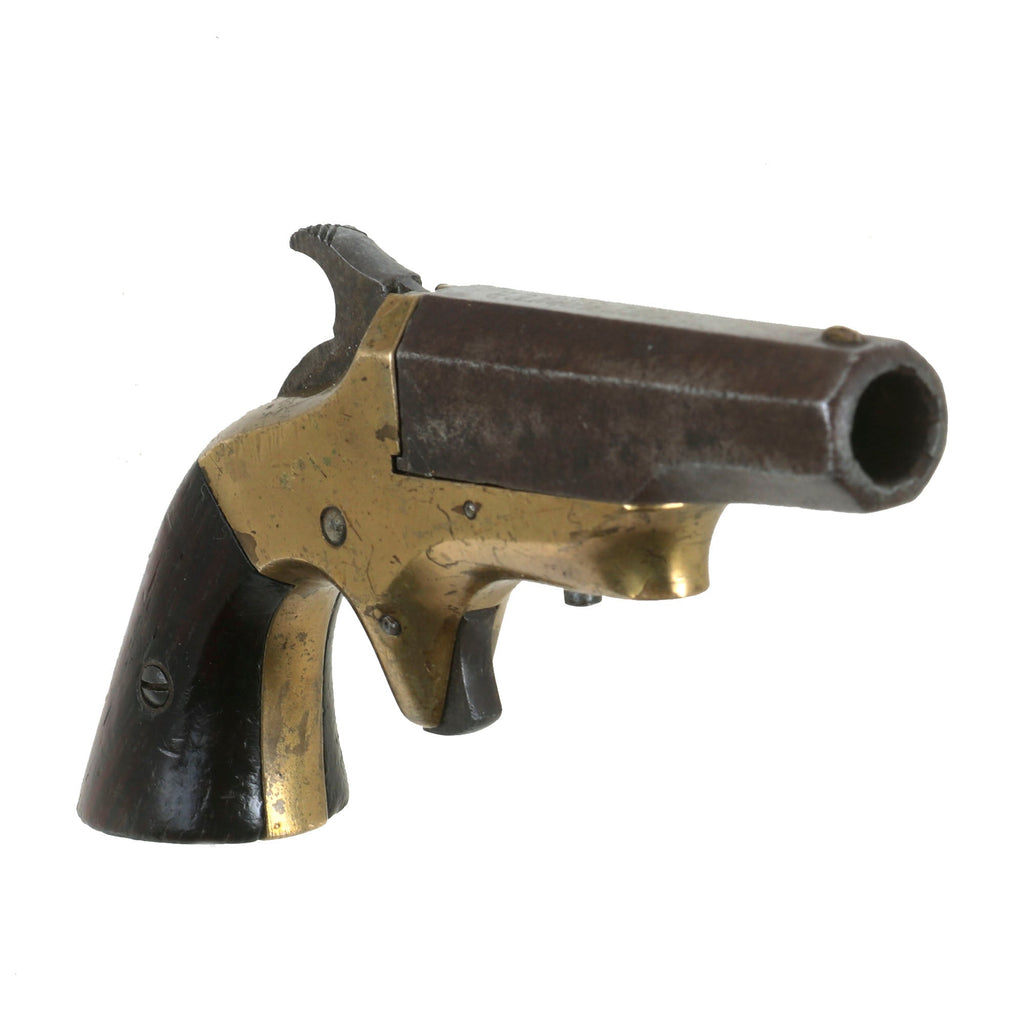 Original U.S. "Southerner" Single Shot Derringer by Brown Mfg. Co. in .41 Caliber Rimfire - Matching Serial 3443 Original Items