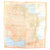Original U.S. WWII Airborne "Zones of France" D-Day Silk Map - Dated March 1944 - WEA Western European Area - 22 ½” x 24” Original Items