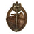 Original German WWII Early Bronze Grade Panzer Assault Tank Badge by F. W. Assmann & Söhne - Hollow Back Original Items