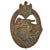 Original German WWII Bronze Grade Panzer Assault Tank Badge by Rudolf Karneth of Gablonz Original Items