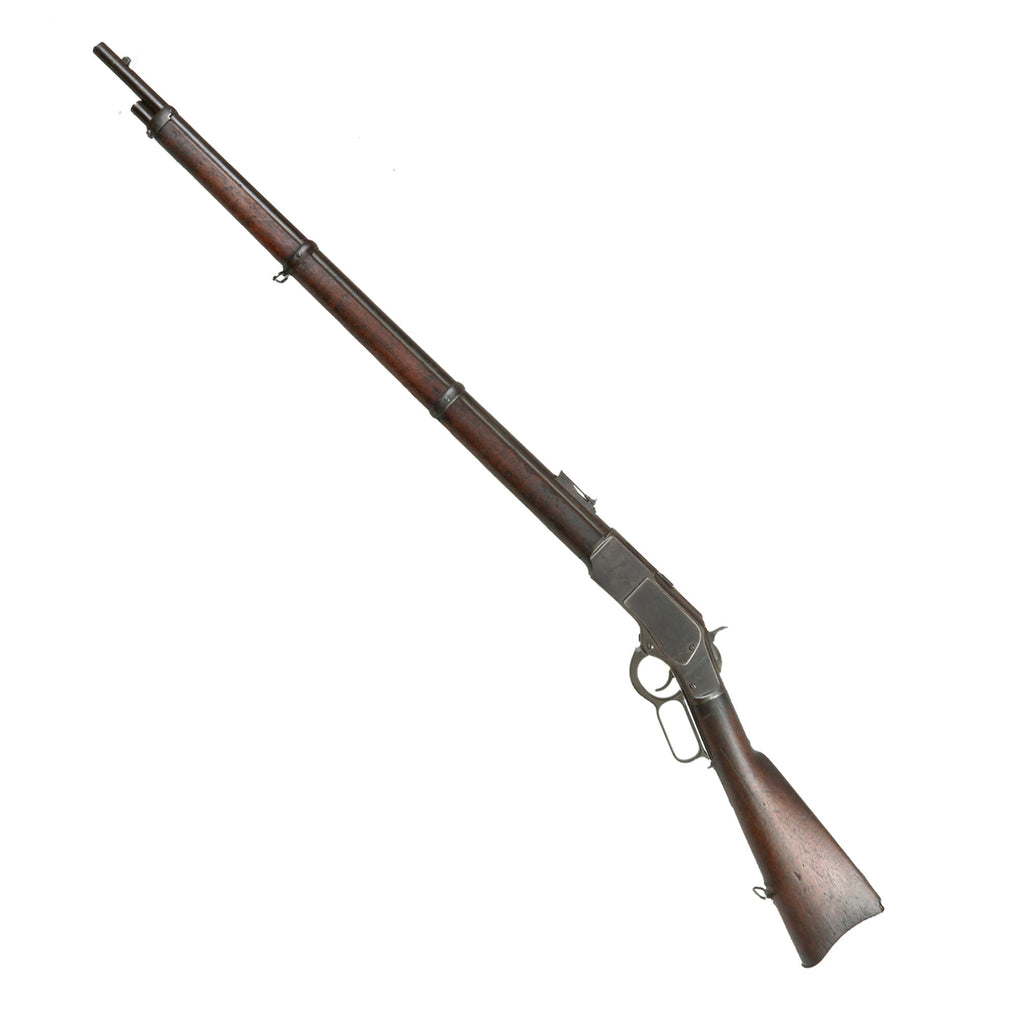 Original U.S. Winchester Model 1873 .44-40 Repeating Military Musket w ...