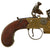 Original British Brass Framed Over and Under Flintlock Double Barrel Tap Action Pistol by Wikinson - circa 1815 Original Items