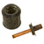 Original Japanese WWII Type 97 Inert Fragmentation Hand Grenade with Fuse Dated 1939 Original Items
