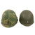 Original U.S. Vietnam War M1 Helmet with Mitchell Pattern Camouflage Cover and 1st Lieutenant’s P64 Liner