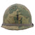 Original U.S. Vietnam War M1 Helmet with Mitchell Pattern Camouflage Cover and 1st Lieutenant’s P64 Liner