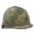 Original U.S. Vietnam War M1 Helmet with Mitchell Pattern Camouflage Cover and 1st Lieutenant’s P64 Liner