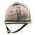 Original U.S. Vietnam War M1 Helmet with 1968 Dated Camouflage Cover and Liner Original Items