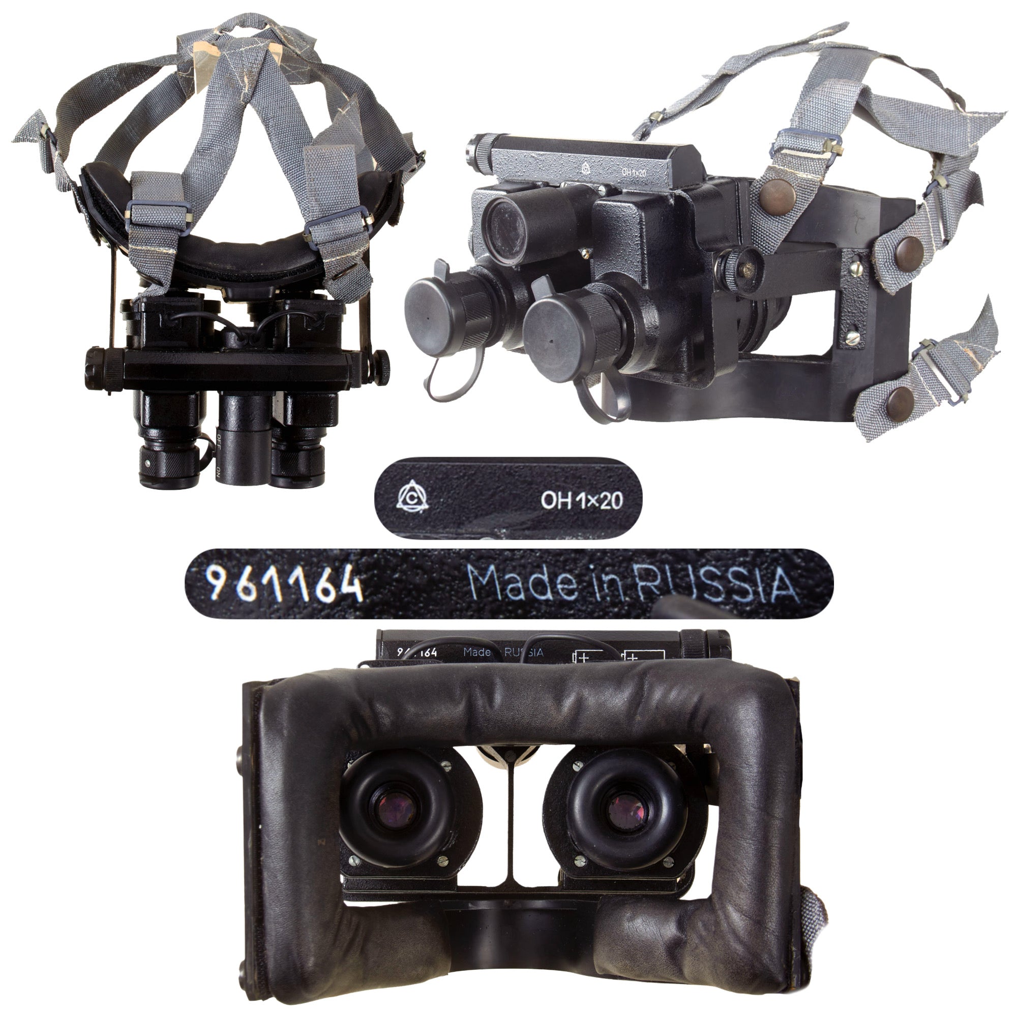 russian night vision goggles Original Russian Late Cold War Era OH 1x20 Night Vision Goggles Gen 1+ – International Military Antiques