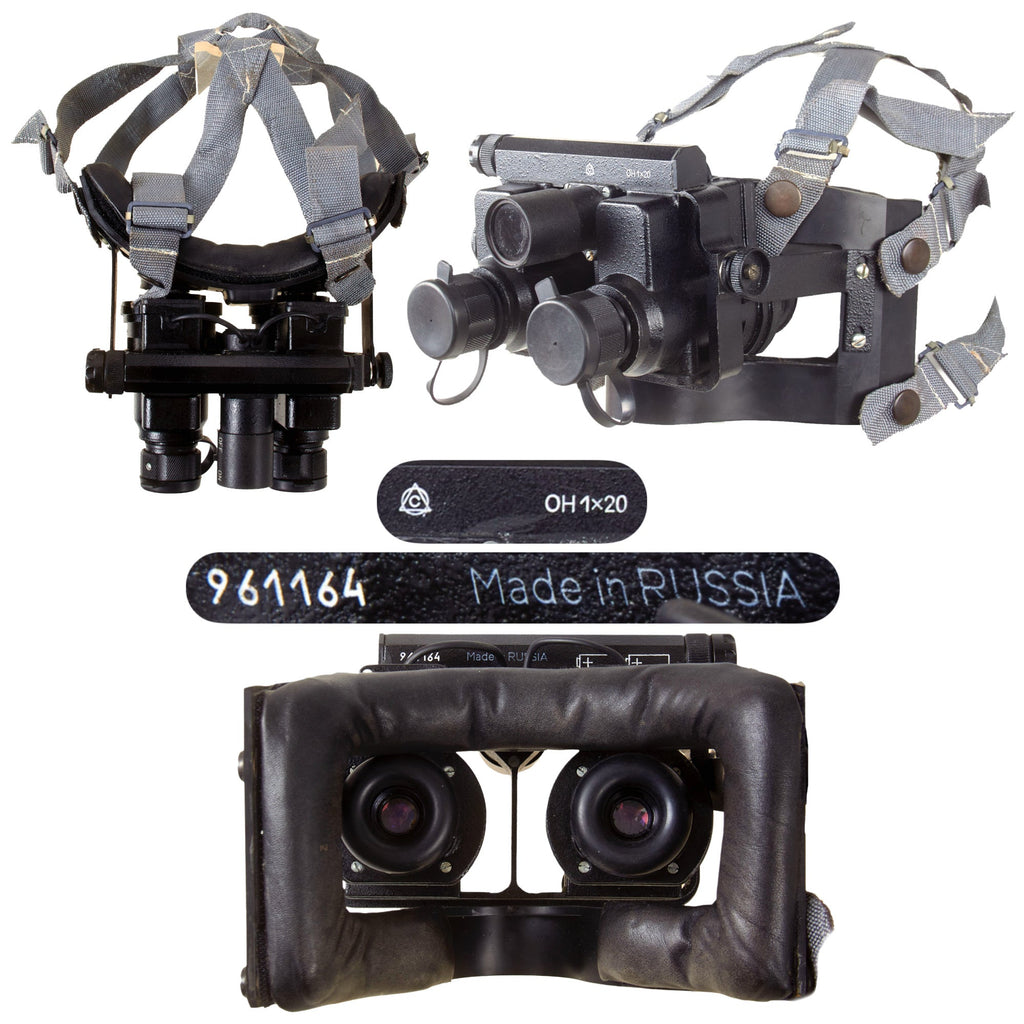 nzt-22 night vision goggles Original Russian Late Cold War Era OH 1x20 Night Vision Goggles Gen 1+ –  International Military Antiques