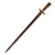 Original German WWI Era Hirschfänger Style Long Dress Cutlass with Etched Blade Original Items
