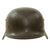 Original German WWII Luftwaffe M35 Double Decal Steel Helmet with 1940 Dated 56cm Liner - stamped EF66 Original Items