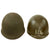Original U.S. WWII 11th Airborne Division M1-C Paratrooper Front Seam Swivel Bale Helmet with Factory-Made Jump Liner by Westinghouse & Leather Chin-Cup - Correct WWII Configuration