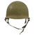 Original U.S. WWII Korean War M1-C Paratrooper Helmet with Vietnam War Paratrooper Liner