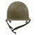 Original U.S. WWII Korean War M1-C Paratrooper Helmet with Vietnam War Paratrooper Liner