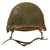 Original U.S. WWII Rear Seam Swivel Bale McCord M1 Helmet with Converted Paratrooper Seaman Paper Company Liner with Korean War Name & Serial Number Original Items