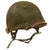 Original U.S. WWII Rear Seam Swivel Bale McCord M1 Helmet with Converted Paratrooper Seaman Paper Company Liner with Korean War Name & Serial Number Original Items