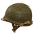 Original U.S. WWII Rear Seam Swivel Bale McCord M1 Helmet with Converted Paratrooper Seaman Paper Company Liner with Korean War Name & Serial Number Original Items