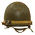 Original U.S. WWII Rear Seam Swivel Bale McCord M1 Helmet with Converted Paratrooper Seaman Paper Company Liner with Korean War Name & Serial Number Original Items