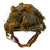 Original U.S. Korean War M1 McCord Front Seam Swivel Bale Paratrooper Helmet with Westinghouse CAPAC Paratrooper Liner & Helmet Net with Scrim Original Items
