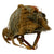 Original U.S. Korean War M1 McCord Front Seam Swivel Bale Paratrooper Helmet with Westinghouse CAPAC Paratrooper Liner & Helmet Net with Scrim Original Items