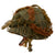 Original U.S. Korean War M1 McCord Front Seam Swivel Bale Paratrooper Helmet with Westinghouse CAPAC Paratrooper Liner & Helmet Net with Scrim Original Items