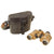 Original German WWII 6x30 Dienstglas Binoculars in “Ordnance Tan” by Swarovski with Bakelite Case - Case Dated 1943
