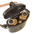 Original German WWII 6x30 Dienstglas Binoculars in “Ordnance Tan” by Swarovski with Bakelite Case - Case Dated 1943