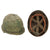 Original U.S. Vietnam War M1 Helmet with Mitchell Pattern Camouflage Cover and P64 Liner