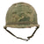 Original U.S. Vietnam War M1 Helmet with Mitchell Pattern Camouflage Cover and P64 Liner